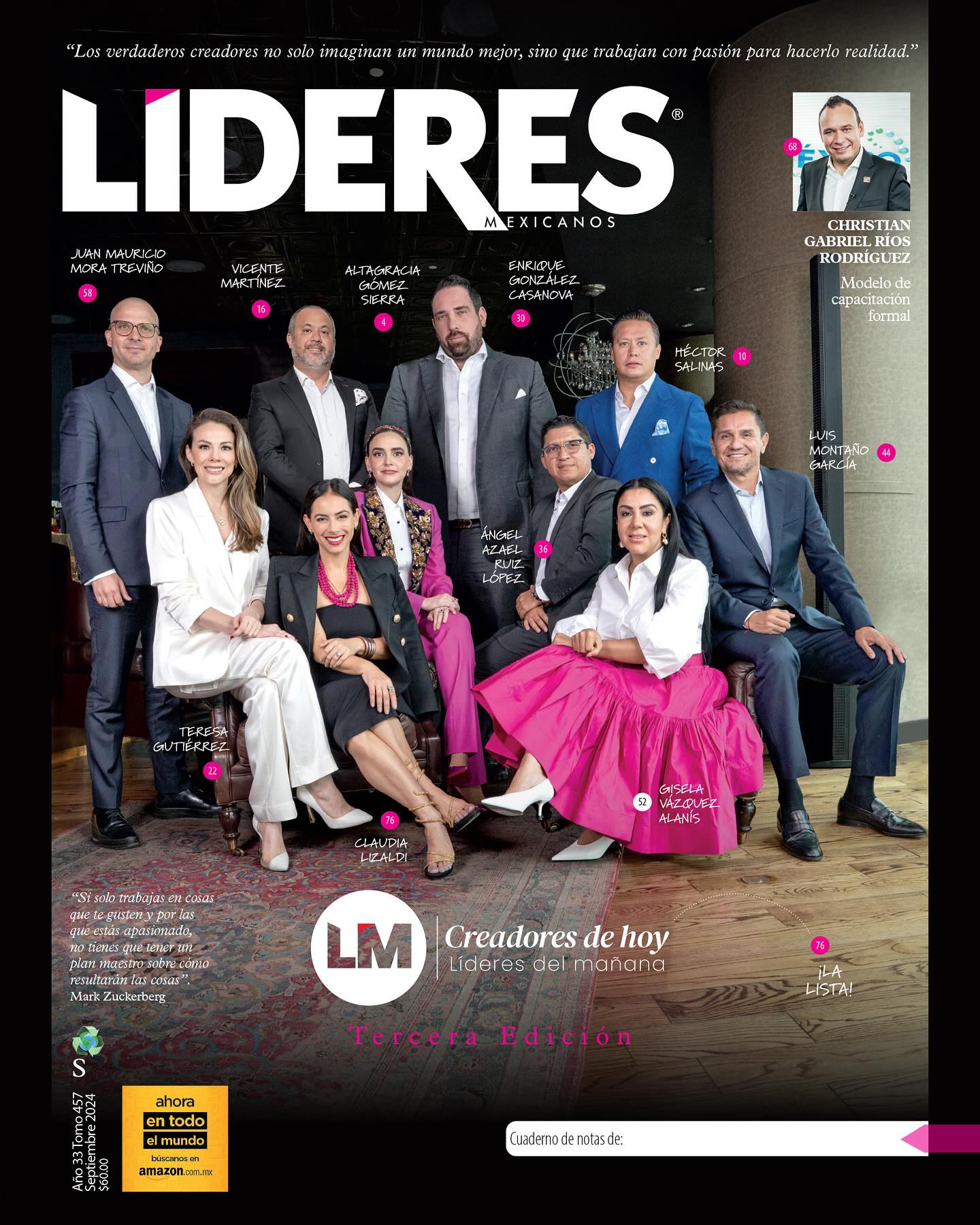 Portada Edición 457 de Líderes Mexicanos