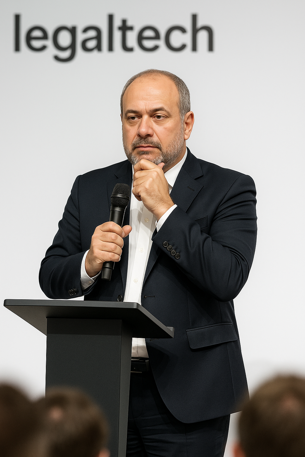 Vicente Martínez Orozco impartiendo conferencia sobre legaltech